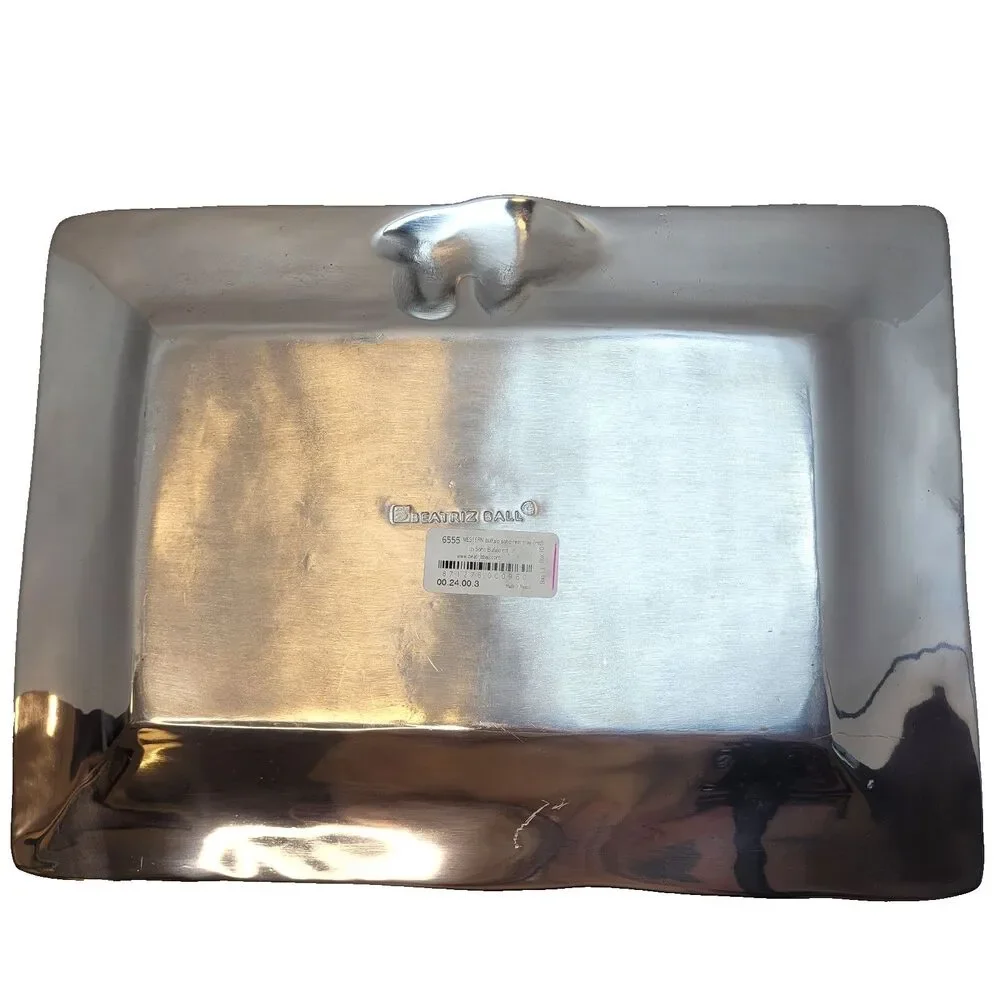 Beatriz Ball Western Buffalo Large Rectangle Serving Tray 15
